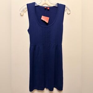 NWT ESPRIT Navy Knit Mini Dress